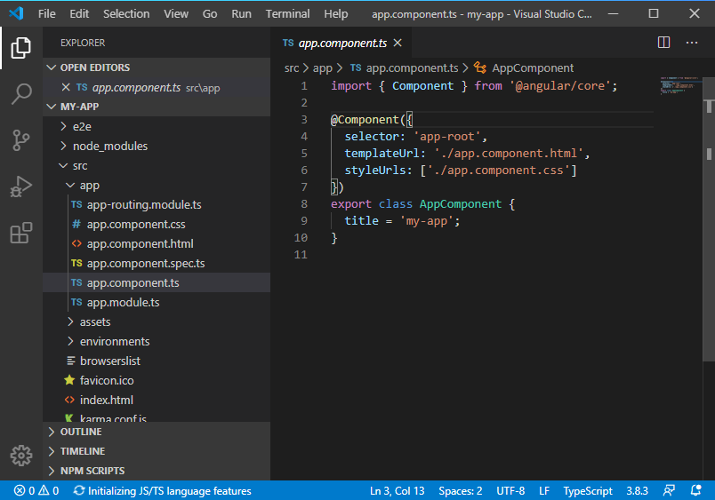 Hướng dẫn lập trình Angular 7 với trình soạn thảo Visual Studio Code