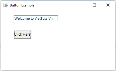 Ví dụ Button trong Java AWT