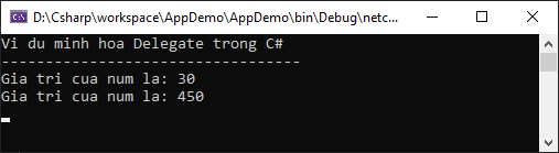 Delegate trong C#