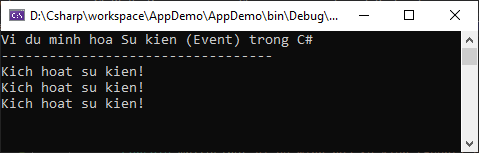 Sự kiện trong C#