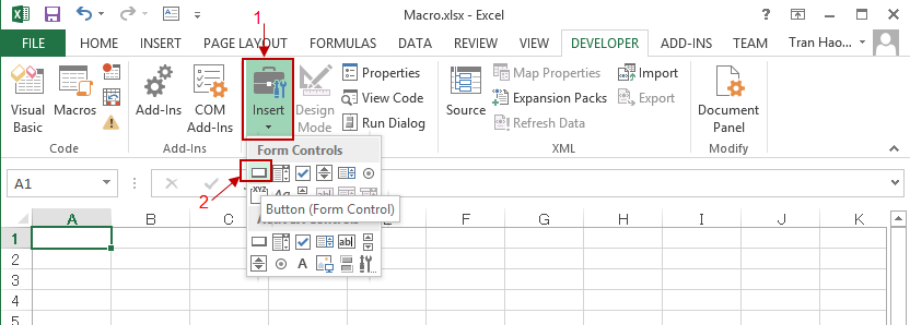 Tạo một Macro trong Excel