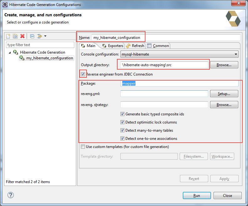 Sử dụng Hibernate Tools tạo các file mapping và annotation