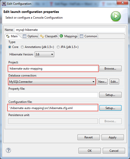 Sử dụng Hibernate Tools tạo các file mapping và annotation