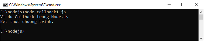 Callback trong Node.js