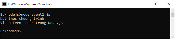 Event Loop trong Node.js