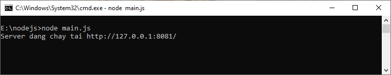 Ứng dụng Hello World trong Node.js